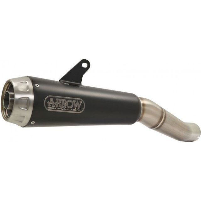 ARROW YAMAHA YZF R3 17 HOMOLOGATED NICHROM DARK PRO-RACE SILENCER WITH WELDED LINK PIPE FOR ORIGINAL AND COLLECTORS ｜ 71831PRN…