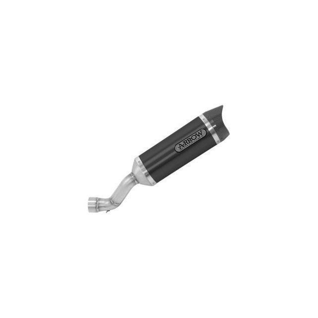 ARROW SUZUKI GSX-S 125 17 HOMOLOGATED ALUMINIUM DARK THUNDER SILENCER WITH WELDED LINK PIPE FOR COLLECTORS | 71871AKN arr_7187…|パークアップ 店