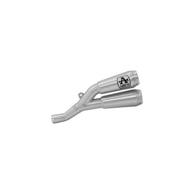 ARROW HONDA CB1000 R 18 HOMOLOGATED NICHROM UPPER＋LOWER PRO-RACE SILENCERS WITH WELDED LINK PIPE ｜ 71885PRI arr_71885PRI アロー イ&hellip;｜パークアップ 店
