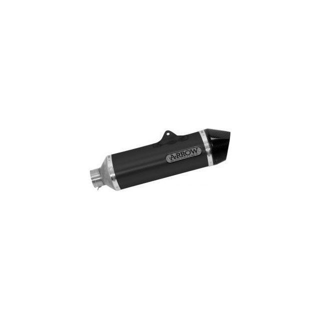 ARROW HUSQVARNA 701 ENDURO SUPERMOTO 17 HOMOLOGATED ALUMINIUM DARK RACE TECH SILENCER WITH CARBON END CAP ｜ 72623AKN arr_72623…