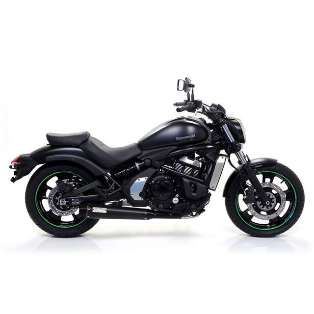ARROW KAWASAKI VULCAN S 650 14/15 HOMOLOGATED STAINLESS STEEL DARK 2：1 REBEL FULL SYSTEM WITH CARBON END CAP ｜ 74501RB arr_745… 109,816円