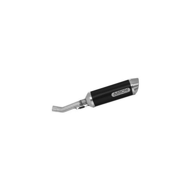 ARROW HONDACB125F 15/16 HOMOL.THUNDER DARK ALUMINIUM SILENCER＋STEEL LINK PIPE FOR COLLECTOR AND LINK PIPE ｜ 51514AON arr_51514…