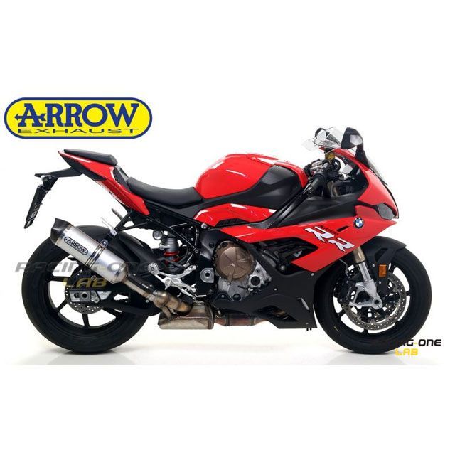 ARROW BMW S1000Rr 2019- Race Tech Alu. Eマーク ウェルデッドリンクパイプ カーボンエンドキャップ オリジナル / Arrowコレクター ｜ 71903AK arr_71903AK アロー その他マフラーパーツ