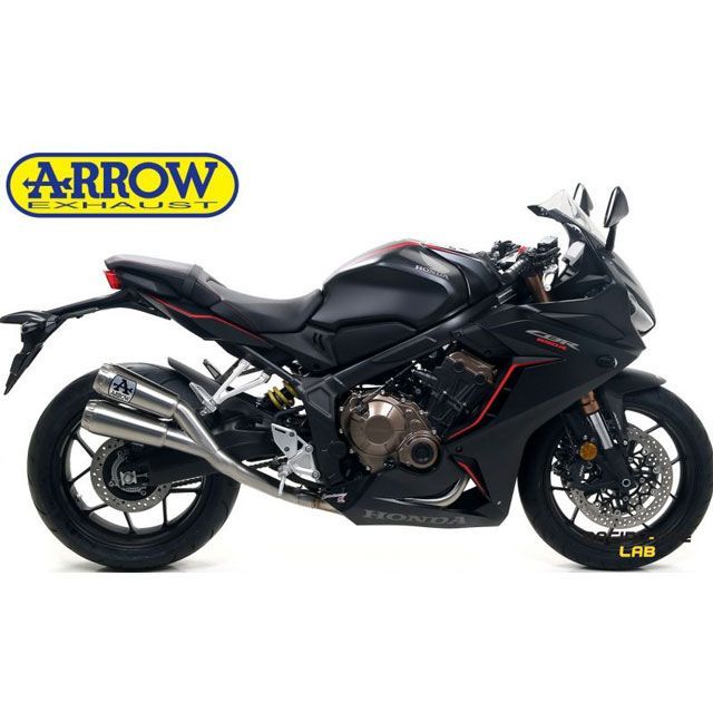 ARROW Honda Cbr 650R 2019 - Cb 650R 2019- ステンレスフルシステムコレクター Eマーク Ol.Nichrom Pro-Race （Upp.＋Low.）サイレンサー ｜ 71902PRI arr_71902PRI &hellip;｜パークアップ 店