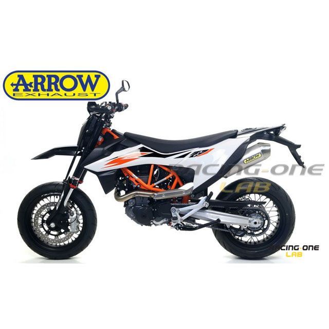 ARROW KTM 690 Smc/Enduro 2019- Race Tech Eマーク アルミ エキゾースト リンクパイプ ｜ 72624AO arr_72624AO アロー マフラー本体