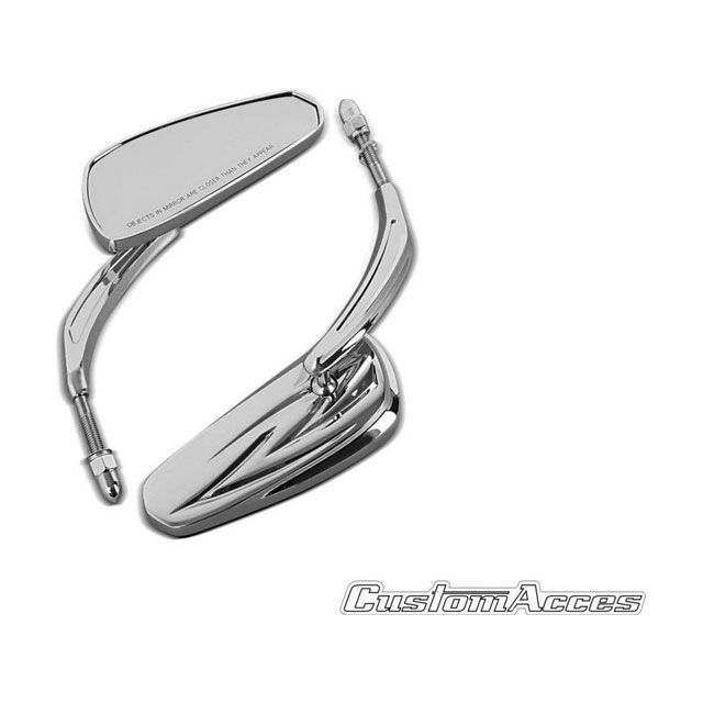 CustomAcces Back Mirrors Set Model Star Inox | JR0015J cma_JR0015J カスタムアクセス ミラー関連パーツ