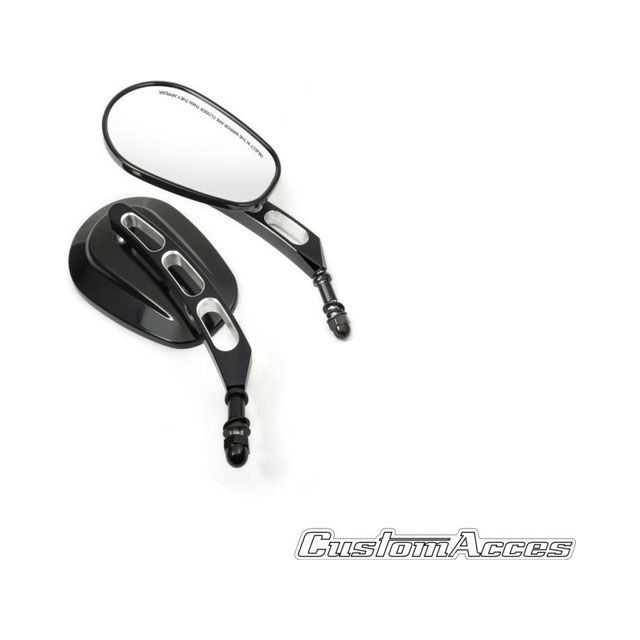 CustomAcces Back Mirrors Set Model Indiana Black ｜ JR0018N cma_JR0018N カスタムアクセス ミラー関連パーツ