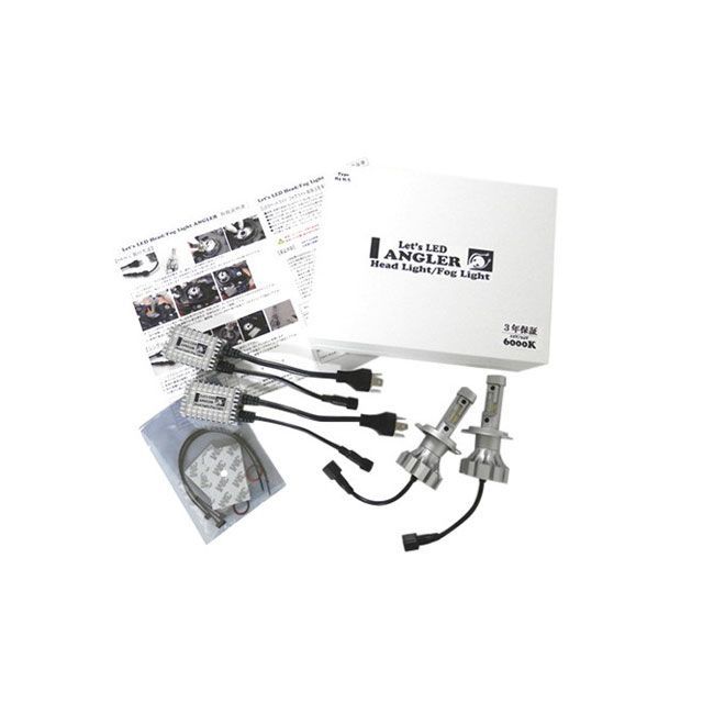 Santaworld Let’s LED ANGLER HB3/4 9600LM 2個セット HB3-LED-A サンタワールド ライト・ランプ