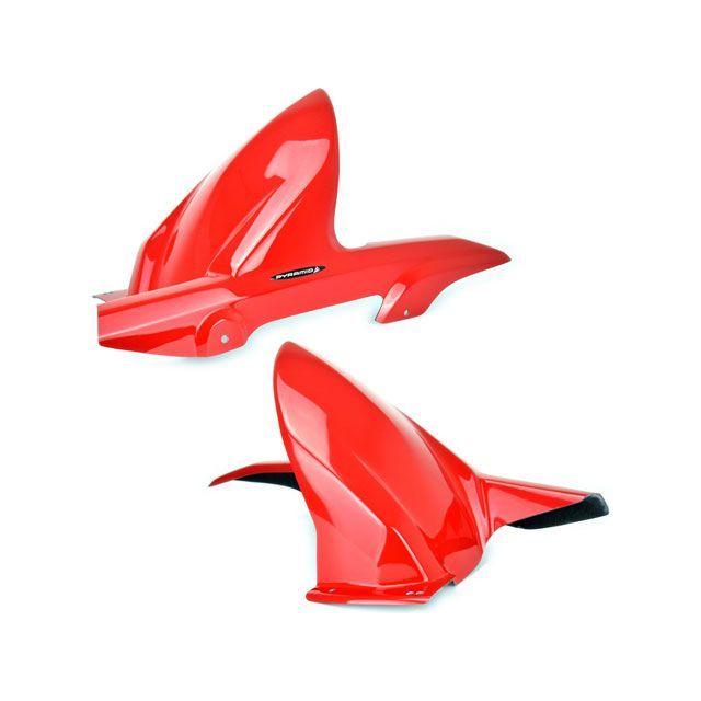 PYRAMID PLASTICS Honda CB 600 F Hornet Hugger Gloss Red 2007>2012 | 071370J pyr_071370J ピラミッドプラスチック フェンダー CBR 600 F CB 600 F H…|パークアップ 店
