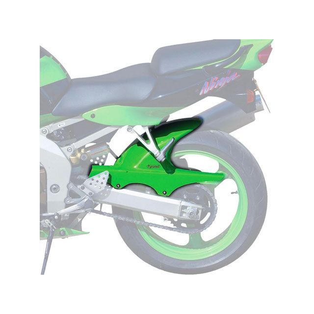 PYRAMID PLASTICS Kawasaki ZX6-R Hugger Gloss Green 2000＞2002 ｜ 07326D pyr_07326D ピラミッドプラスチック フェンダー ZX6-R