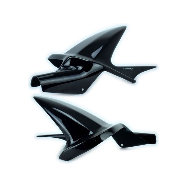 PYRAMID PLASTICS Kawasaki ZX9-R Hugger Gloss Black 2002>2004 | 07340B pyr_07340B ピラミッドプラスチック フェンダー ZX9-R|パークアップ 店