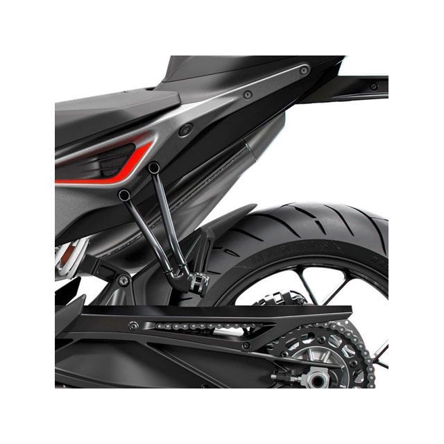 PYRAMID PLASTICS KTM 790 Duke Hugger Extension Matte Black 2018> | 079308 pyr_079308 ピラミッドプラスチック フェンダー 790 Duke|パークアップ 店