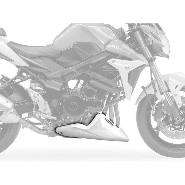 PYRAMID PLASTICS Suzuki GSR 750 Belly Pan Gloss White 2011> | 200000C pyr_200000C ピラミッドプラスチック カウル・エアロ GSR 750