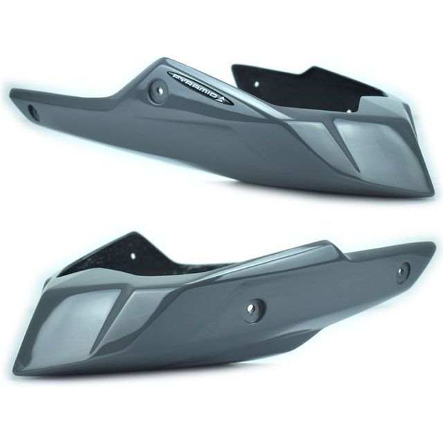 PYRAMID PLASTICS Yamaha MT-07 Belly Pan Gloss Grey (Nimbus Grey) 2013> | 22136L pyr_22136L ピラミッドプラスチック カウル・エアロ MT-07 Tracer 700