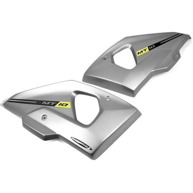 PYRAMID PLASTICS Yamaha MT-10 Sport Fairing Panels Matte Metallic Grey (Night Fluo Matte) 2018> | 22141G pyr_22141G ピラミッドプラスチッ…|パークアップ 店
