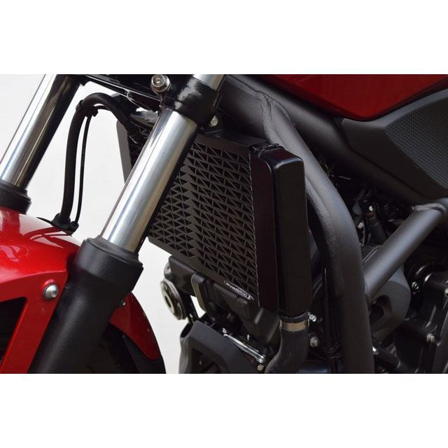 PYRAMID PLASTICS Honda NC 700 X Radiator Guard Matte Black 2012＞2014 ｜ 521202A pyr_521202A ピラミッドプラスチック ラジエター関連パーツ｜パークアップ 店