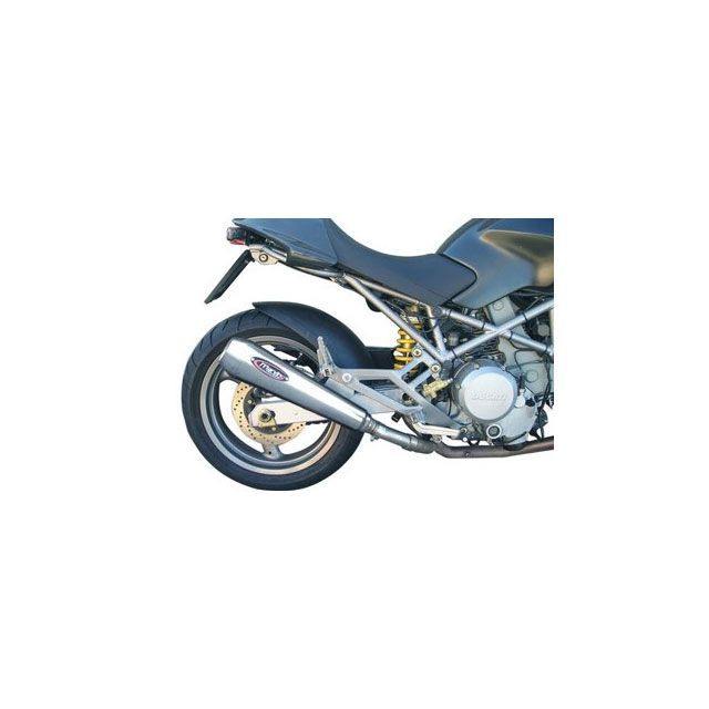 Marving デュアルマフラー 左右アウトゴーイング コニカルエンド ＆Oslash； 110 Racing Steel Style ステンレススチール - EU公道走行認可 mvg_RSS-D4 マービング マフラー本体