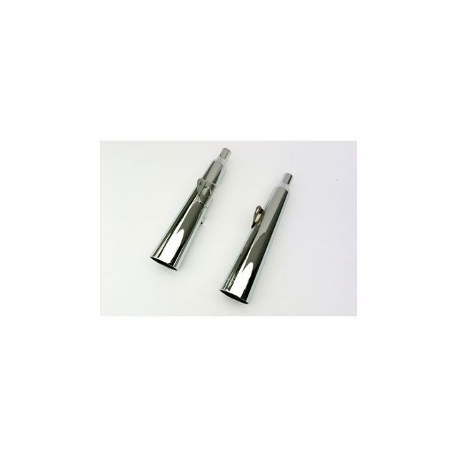Marving デュアルマフラー Master クロム - EU公道走行認可 for Honda CX 500 mvg_H-126-BC マービング マフラー本体 CX 500