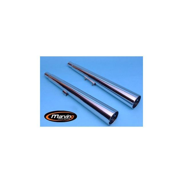 Marving デュアルマフラー Marvi クロム - EU公道走行認可 for Honda GL 500 SILVER WING mvg_H-2070-BC マービング マフラー本体 GL 500 SILVER WING 40,405円