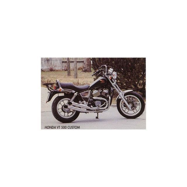 Marving デュアルマフラー Legend クロム for Honda VT 500 CUSTOM mvg_H-CP20-BC マービング マフラー本体 VT 500 CUSTOM｜パークアップ 店