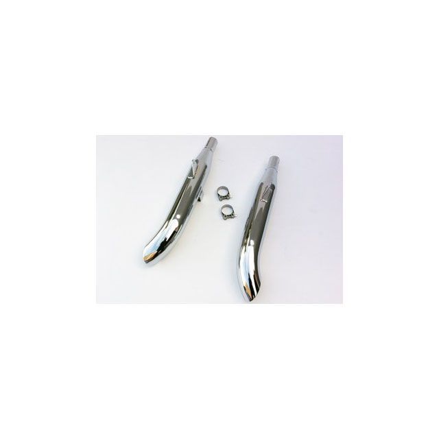 Marving デュアルマフラー Legend クロム for Honda VF 750 CUSTOM 86 mvg_H-CP21-BC マービング マフラー本体 VF 750 CUSTOM