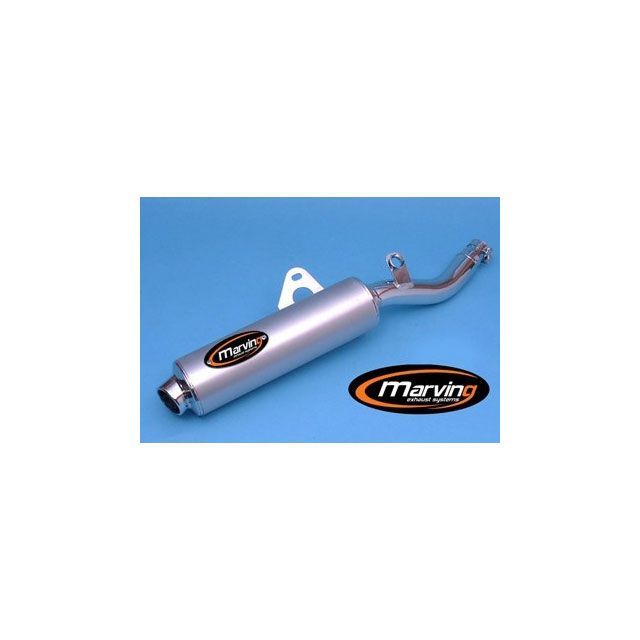 Marving マフラー Amacal ＆Oslash； 100 クロム ＋ アルミニウム - EU公道走行認可 for Suzuki DR 650 RS/RSE（90-） mvg_S-AAA-49-BC マービング マフラー本体 DR 650 RS/…