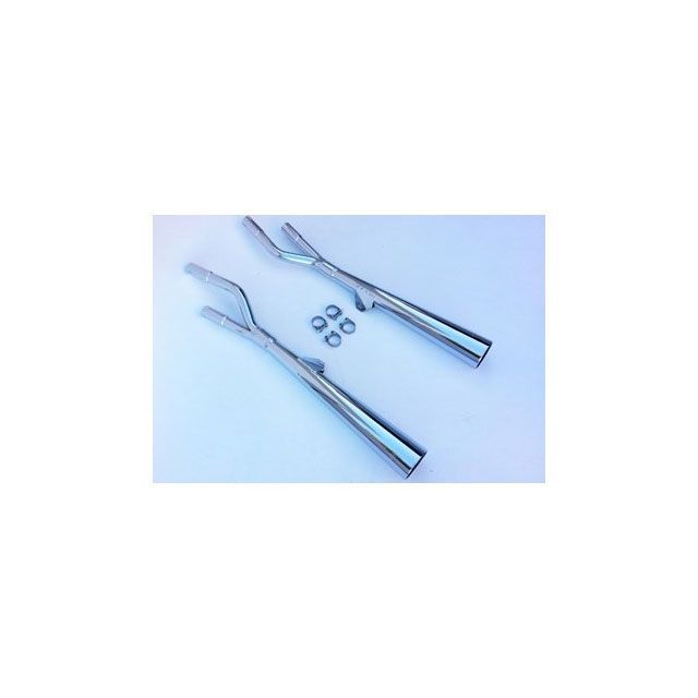 Marving デュアルマフラー Marvi クロム - EU公道走行認可 for Suzuki GS 850 CARDANO 79 mvg_S-2107-BC マービング マフラー本体 GS 850 CARDANO