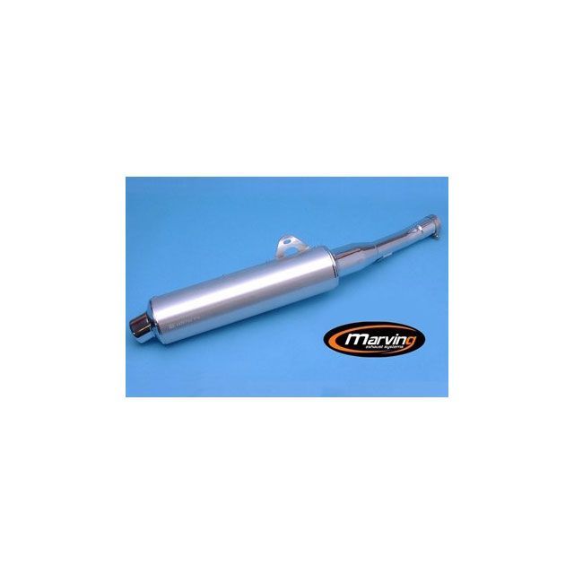 Marving マフラー Cylindrical ＆Oslash； 114 クロム ＋ アルミニウム - EU公道走行認可 for Yamaha GTS 1000 mvg_Y-2160-BC マービング マフラー本体 GTS 1000｜パークアップ 店