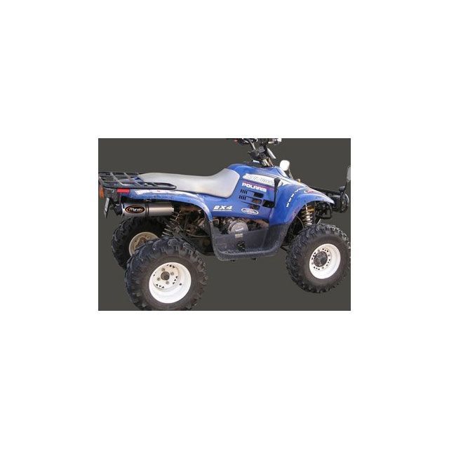 Marving Single Round Φ 100 Quad Atv Line アルミ(クワッド・4輪バイク)TRAIL BOSS 325/330 2005 > POLARIS mvg_EU-SE-P41 マービング マフラー本体 Polaris T…|パークアップ 店