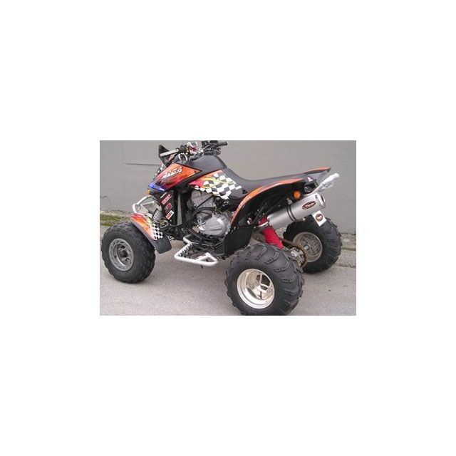 Marving Single Small Oval Quad Atv Line アルミ（クワッド・4輪バイク）DS 650 2005＞ CAN AM Quad - EU/AL/ mvg_EU-AL-B49 マービング マフラー本体 Bombardier