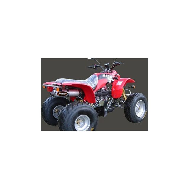 Marving Single Round Φ 100 Quad Atv Line アルミ(クワッド・4輪バイク)150 2004 > BAROSSA Quad - EU/SE/ mvg_EU-SE-BR38 マービング マフラー本体|パークアップ 店