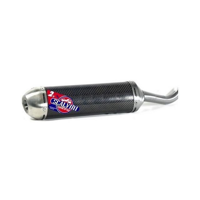 Scalvini サイレンサー ツーストロークエンジン (カーボンボディ INOXエンドキャップ) | 002.029013 sca_002-029013 スカルビーニ インナーサイレンサー CR 500