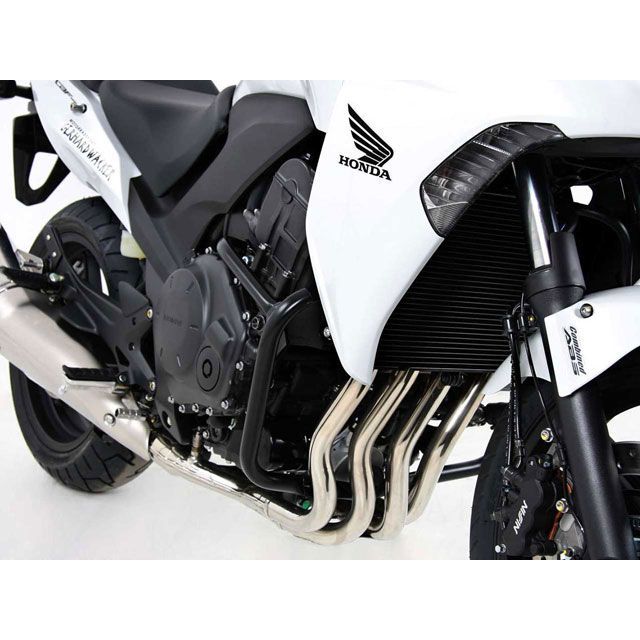 HEPCO＆BECKER CBF1000エンジンガード（ブラック）■要エンジン穴確認 501-957-0001 ヘプコ＆ベッカー エンジンガード CBF1000F