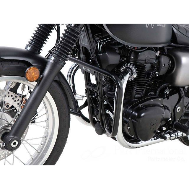 HEPCO＆BECKER エンジンガード Black W650 （99-06）/W800 （11-） 501-217-0001 ヘプコ＆ベッカー エンジンガード W 650 W 800
