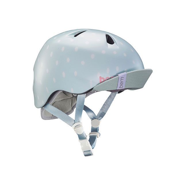 bern 銀輪 お子さん用安全帽 bern（バーン） ［NINA］ ニーナ 幼稚園未成熟客体（Satin Seaglass Polka Dot） 大いさ XS/S BE-VJGSSPV-11 バーン（銀輪） 安全帽 子供用ヘルメット・プロテクター-スポーツ・アウトドア-自転車・サイクリング