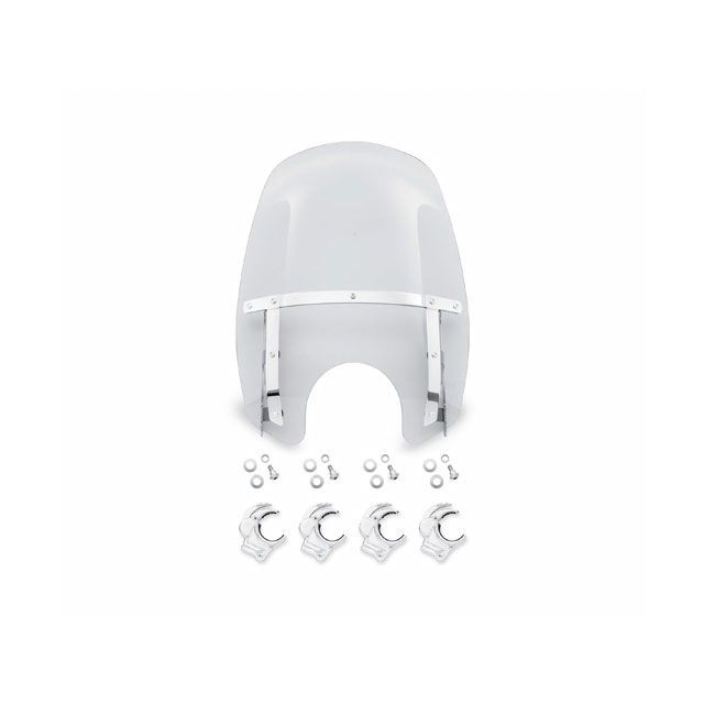 HARLEY-DAVIDSON Wind Splitter Quick-Release Compact 18 in. Windshield 57400333 ハーレーダビッドソン ハーレーダビッドソン ソフテイル