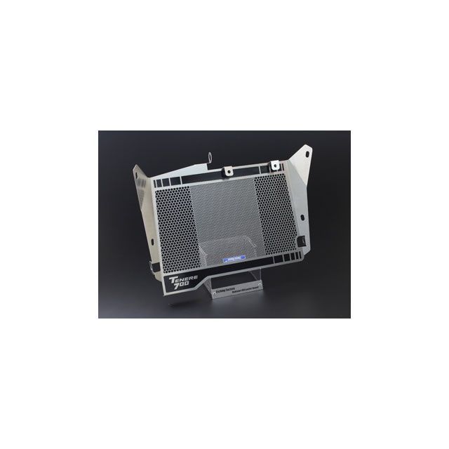 ETCHING FACTORY TENERE700用ラジエターコアガード(シルバー) カラー 黄エンブレム RGY-TENERE700-00-ye エッチングファクトリー ラジエター関連パーツ TENERE700|パークアップ 店