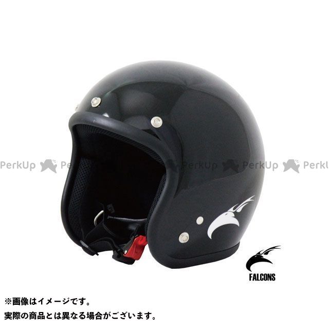 MADMAX バイク用 FALCONS スモールジェットヘルメット ブラック フリーサイズ ワンタッチラチェット MT-FJ01BK-FR マッドマックス ジェットヘルメット