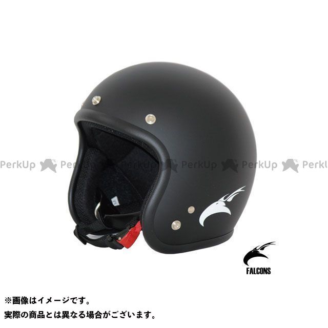 MADMAX バイク用 FALCONS スモールジェットヘルメット マットブラック フリーサイズ ワンタッチラチェット MT-FJ01MBK-FR メーカー在庫あり マッドマックス ジェットヘルメット