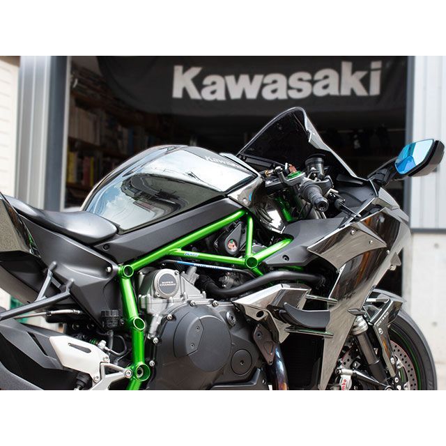 moto rockman ダウンフォーススライダー TYPE2 Ninja H2 15 DS2-K04 モトロックマン スライダー類 バイク Ninja H2