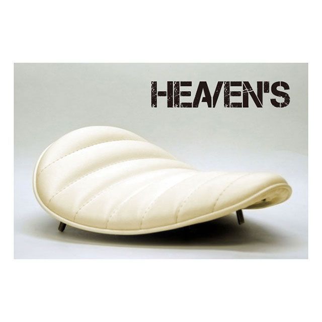 【メーカー直送】HEAVEN’S 低反発スーパーフラットソロシート（アイボリー/タックロール） F-S-BE-C-TE ヘブンズ シート関連パーツ 汎用