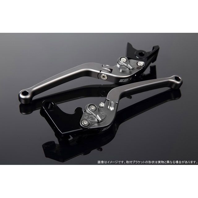 SPEEDRA アジャストレバー スタンダード可倒式（レバー本体カラー：マットチタン） アジャスターカラー マットチタン LVAM080TM-TM メーカー在庫あり SPEEDRA レバー スクランブラーカフェレーサー