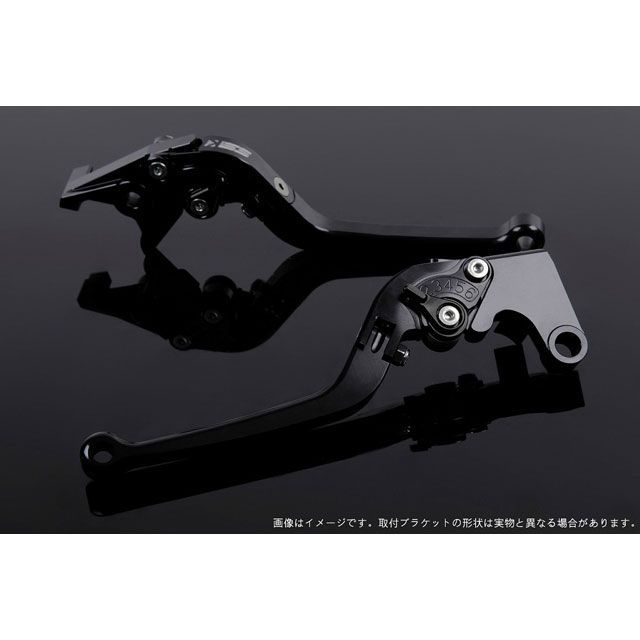 SPEEDRA アジャストレバー スタンダード可倒式(レバー本体カラー:ブラック) アジャスターカラー ブラック LVAG081BK-BK SPEEDRA レバー XMAX