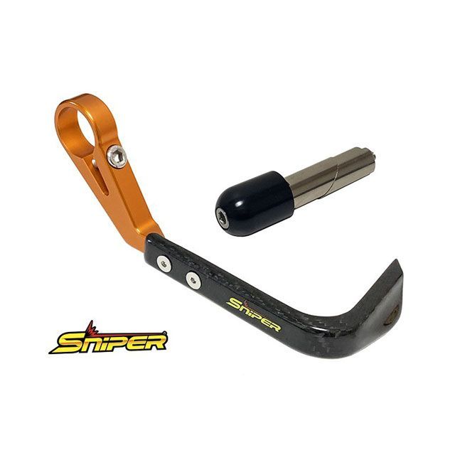 SNIPER カーボンブレーキレバーガード 金 汎用17-19mm SP0097GD_17 メーカー在庫あり スナイパー レバー 汎用