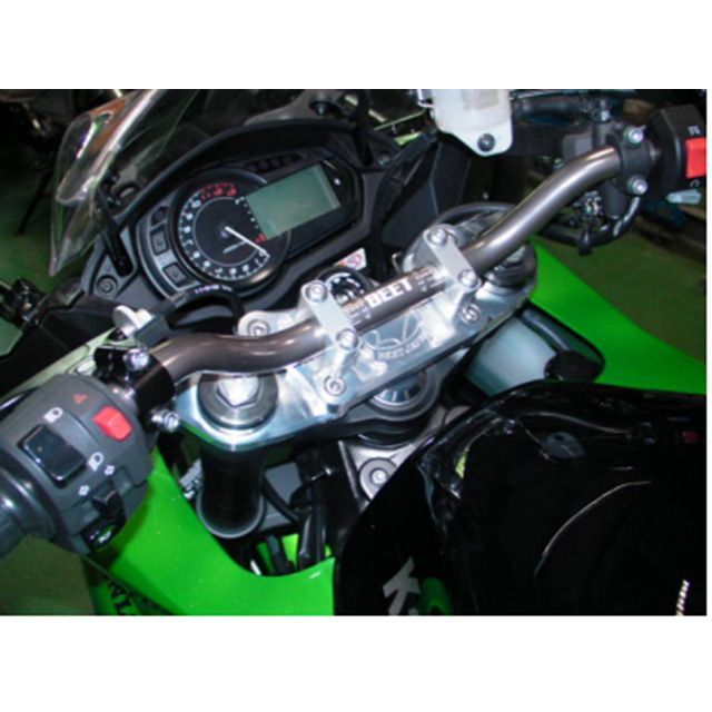 BEET バーハンドルコンバージョンキット ブレース付き（ブラック） 0605-KG1-04 ビートジャパン ハンドル関連パーツ Ninja1000SX｜パークアップ 店