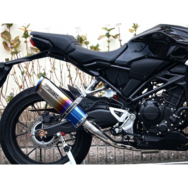 WR&rsquo;S SS-OVAL SUSポリッシュ仕様 焼き色タイプ（チタンシェル） FB1250JM ダブルアールズ マフラー本体 CB250R｜パークアップ 店