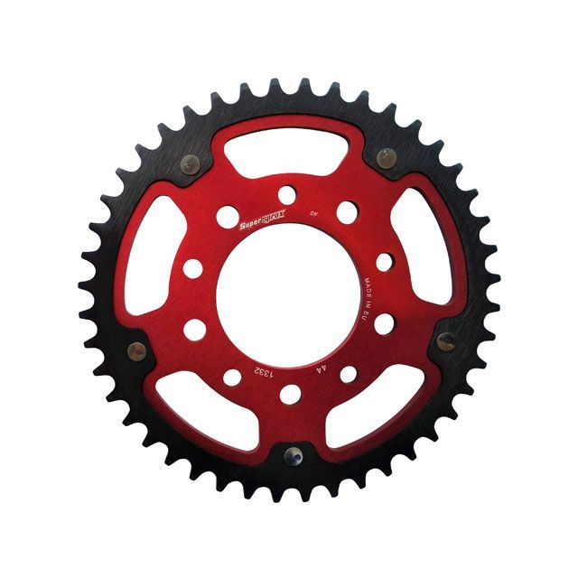 Supersprox リアスプロケット STEALTH（ステルス） 1332-44T（レッド） RST-1332：44-RED スーパースプロックス スプロケット関連パーツ