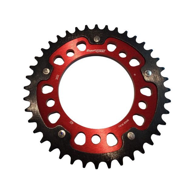Supersprox リアスプロケット STEALTH（ステルス） 302-40T（レッド） RST-302：40-RED スーパースプロックス スプロケット関連パーツ