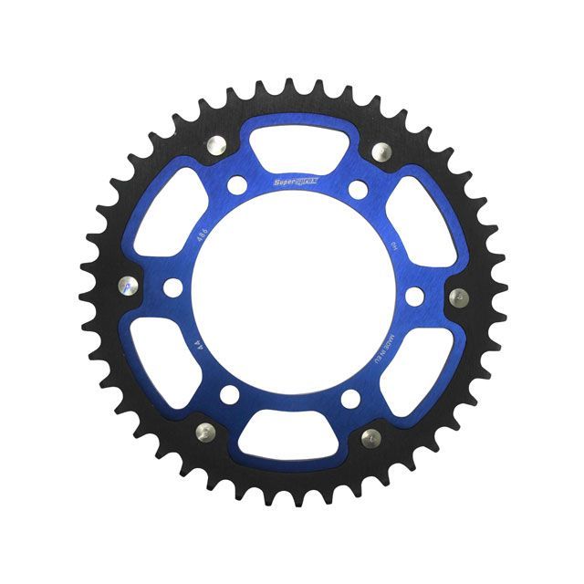 Supersprox リアスプロケット STEALTH(ステルス) 486-44T(ブルー) RST-486:44-BLU スーパースプロックス スプロケット関連パーツ