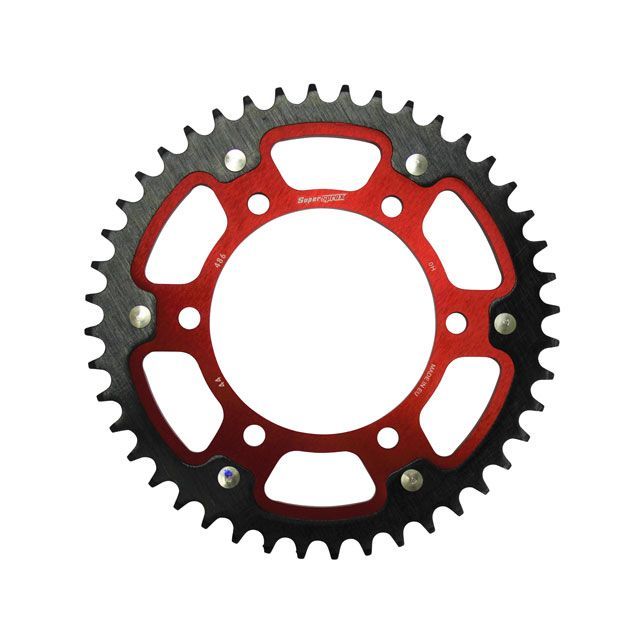 Supersprox リアスプロケット STEALTH（ステルス） 486-44T（レッド） RST-486：44-RED スーパースプロックス スプロケット関連パーツ